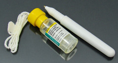 Rare Hepatitis Vaccine Lanyard PEN Vial Shaped Cap Drug Rep Pharmaceutical Promo