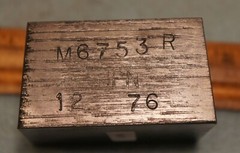 1976 UPJOHN Pharmaceutical Adv Key Fob STEEL STAMPING DIE Robbins RX49