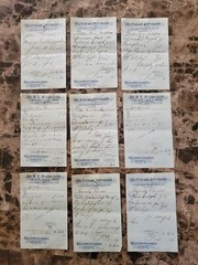 100 antique prescriptions (1912): Opium, Poppy, Ergot, Dionin, Codeine & Anodyne