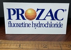 PROZAC Pharmaceutical Advertising Refrigerator Magnet