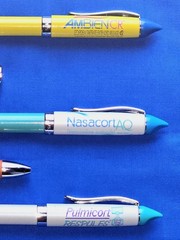 NEW 6 Heavy METAL Premium DRUG Rep Pharmaceutical Ink PENS Ambien CR Nasacort +