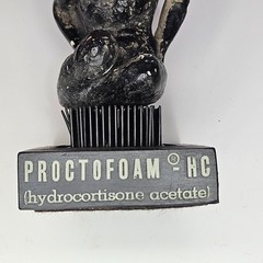 Vintage Proctofoam Pharmaceutical Advertising Bed Of Nails Fakir Figure