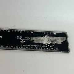 Vintage Roche Valium Black Plastic Ruler Pharmaceutical Ink Pens Lexapro Drug