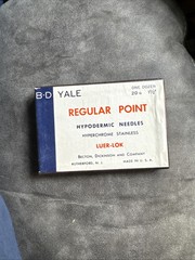 B-D Yale 20 Gauge 1 1/2 Regular Point / Luer-loc / LNR 📦