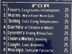1980 Medical Cabinet Door Display •Porcelain-Enamel on Steel 22”X 16” •A Rooney