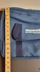 Glucotrol XL Medical Pharma Promo Messenger Bag Blue Rare Drug Rep Sample