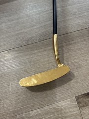 Super Rare Schering Plough Pharmaceutical Drug Promo Golf Club Gold Putter New