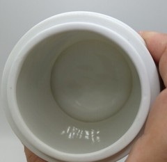 Vintage Coricidin D Porcelain Ceramic Gold Trim Pharmacy Apothecary Jar Japan 6″