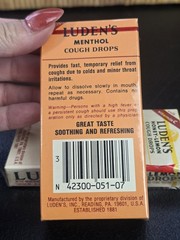 Vintage Ludens Cough Drops Props Movie Set