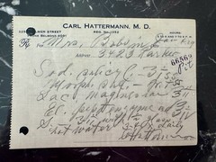 Set of 20 Vintage Medical Prescriptions – 1929 Handwritten Pharmacy