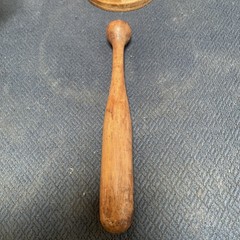 Advertising Pestle Wooden Wood Mortar Vintage – Samuel Lewis Co Hotel Glassware
