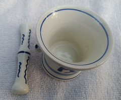 Squibb Rx Mini Mortar Delft Holland Squibb Pharmaceutical