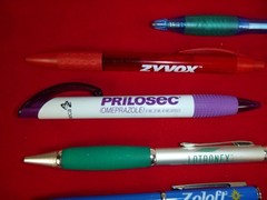 Lot of 15 Ink Pen Drug Pharmaceutical Rep Advertising Heavy Metal Plastic Twist
