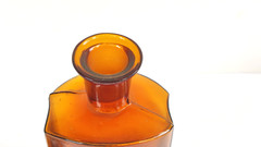 Vintage Glass Apothecary Pharmacy Brown Bottle 250ml SIRUPUS KALII SULFOGUAJACOL