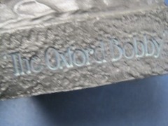 Vintage The Oxford Bobby Bust Pharmaceutical Advertising Sculpture for Tegopen
