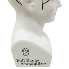 Schering TRILAFON Tranquilizer Phrenology Head Ceramic Bust Figurine 1960s – D