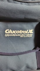 Glucotrol XL Medical Pharma Promo Messenger Bag Blue Rare Drug Rep Sample