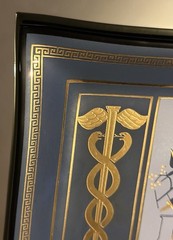 Vintage Medical Glass Tray Advertising McKesson Doctor Hospital Supplies