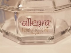 Nasacort AQ Nasal Spray Advertising Medical Collectible Covered Dish NIB Allegra
