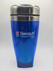 Seroquel 16 Oz Stainless Steel Travel Mug Pharmaceutical Drug Rep Promo Advert