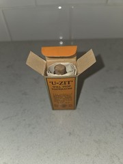 Vintage U-ZIT TOOTHACHE DROPS with Original BOX and Bottle