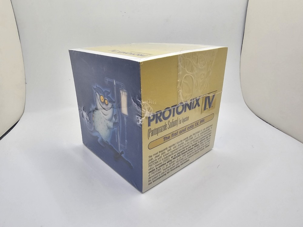 Vintage 2001 Protonix IV Gerdy Pharmaceutical Promotional Note Memo Pad Sealed