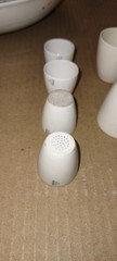 20 Vtg Coors USA(Blue)Porcelain Apothecary Lab items