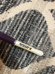 Avodart Purple Grip White Metal Twist Pharmaceutical Drug Pen Advertising NO INK