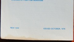 *RARE* 1976 Drug Rep Promotional EMETE-CON® Pocketsize Notebook & Pad *VG*