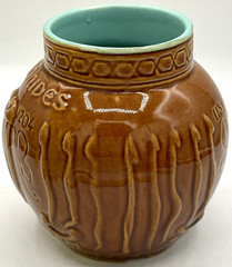 Secundum Artem Schering McCoy Ceramic Rx Apothecary Jar Vase Maimonides