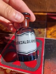 Glass Pharmacy Apothecary Bottle Vintage Empty