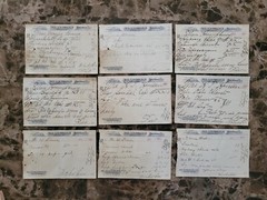File box & 98 antique prescriptions (1907) – Opium, Ergot, Codeine & Anodyne