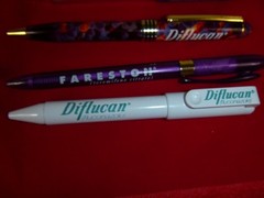 Lot of 15 Ink Pen Drug Pharmaceutical Rep Advertising Heavy Metal Plastic Twist