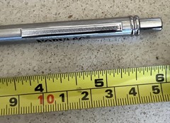 Vintage Rare Pharma Drug Rep Promo Norvasc Pen SILVER Metal Pen