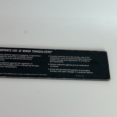 Vintage Roche Valium Black Plastic Ruler Pharmaceutical Ink Pens Lexapro Drug
