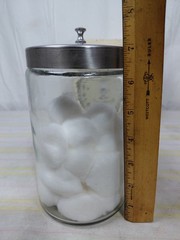 PROFEX USA Apothecary Medical Glass Jar Canister with Stainless Steel Lid 7×4″