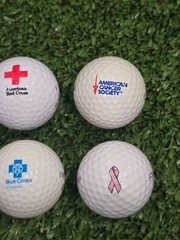 Lot of 6 * Healthcare & Nonprofits Advertising Collectible Golf Balls