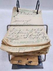 Prescription Atlas Rx Pad Paper Apothecary Druggist Pharmacy Medicine 1949