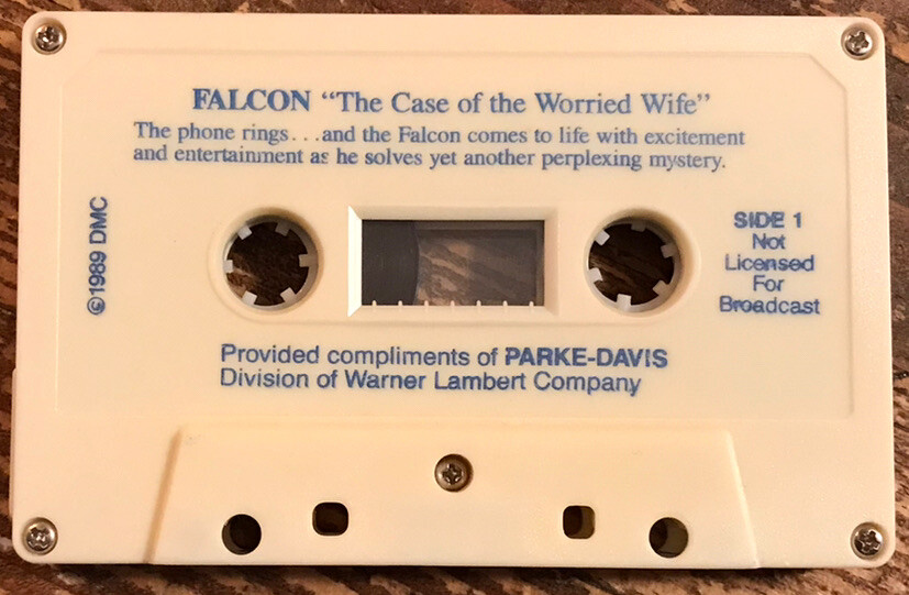 Parke-Davis Pharmaceutical Advertising Cassette Tape 1989 Falcon