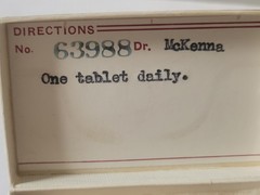 Vintage Pharmacy 50s RX Prescription pill box NEIL SHIPPY’S Grand Rapids, MI EXC