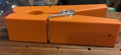 Medical Advertisement Promotional Invega Paliperidone XL Orange Clothespin Desk