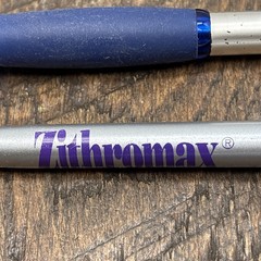 Lot 6 Pharmaceutical Drug Rep Pens Medical, Collectibles, Heavy Metal, Plastic