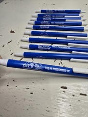 Pharmaceutical Drug Rep Pen Lot Of 10 Ortho Tri-Cyclen Geodon Pepcid Plavix