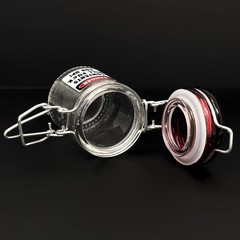 2.5″ Mini Storage Jar Set of 3: Danger Red