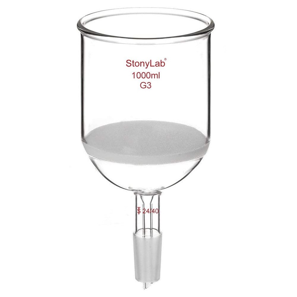 stonylab Buchner Filtering Funnel, Borosilicate Glass Buchner Filtration Funn…
