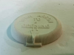 Bufferin Tablets Vintage Medicine Plastic Bottle-A4