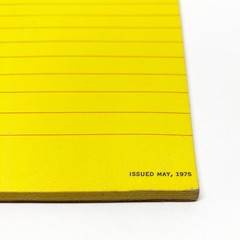 VTG 1975 Navane Thiothixene Yellow Lined Note Pad, Pharmaceutical Advertising