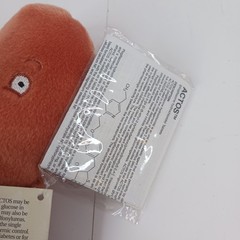 KIDNEY ACTOS PIOGLITAZONE 7″ Plush Beanie Medical Advertising Rep Diabetes