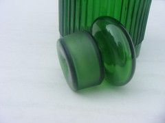 Antique Apothecary Jars cobalt blue and Green Pharmacy