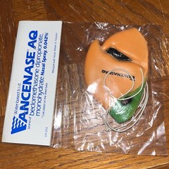 PHARAMACEUTICAL ADVERTISING Nasal Spray VANCENASE AQ Parrot Nose Face PROMO